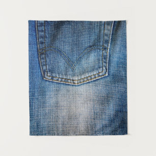 Tenture denim bleu
