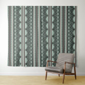 Tenture Dentelle noire, oreiller jetable ouvert (En situation (horizontale))