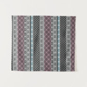 Tenture Dentelle patchwork noir et blanc (Devant (Horizontal))