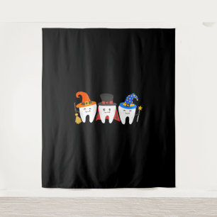 Tenture Dentiste Halloween dents Dentaire