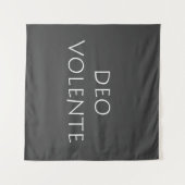 Tenture Deo volente (Devant (Horizontal))