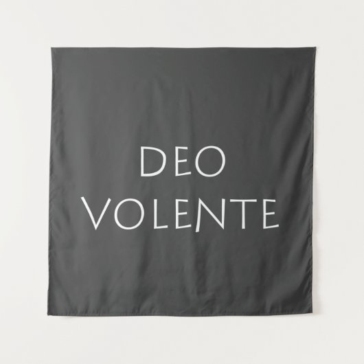 Tenture Deo volente (Devant)