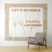 Tenture Dernier Rodéo Cowgirl de l'Ouest Enterrement de Vi (En situation (horizontale))