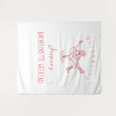 Tenture Dernier rodéo Enterrement de vie de jeune fille Fu (Devant (Horizontal))