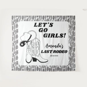 Tenture Dernier Rodeo Western Cowgirl Bachelorette Party