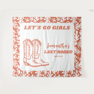 Tenture Dernier Rodeo Western Cowgirl Bachelorette Party