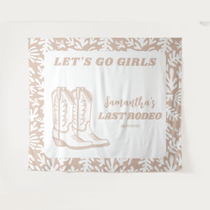 Tenture Dernier Rodeo Western Cowgirl Bachelorette Party