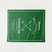 Tenture Dernier Swing avant le golf à bague Bachelorette (Devant (Horizontal))