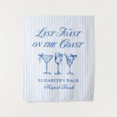 Tenture Dernier toast sur la côte Élégant poitrine tirée à (Devant)