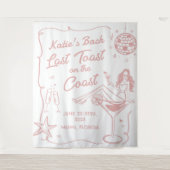 Tenture Dernier Toast Sur La Côte Plage Bachelorette Rose (Devant)