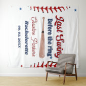 Tenture Dernier tour de piste avant la bague Baseball  Ent (En situation (horizontale))