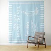 Tenture Dernière croisière de fête de bachelorite de voili (En situation)