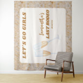 Tenture Dernière Fête de Bachelorette Cowgirl Western (En situation)