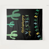 Tenture Dernière photo de la Fiesta Cactus Bachelorette (Devant (Horizontal))