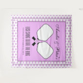 Tenture Dernière swing avant l'anneau Bienvenue & Merci (Devant (Horizontal))