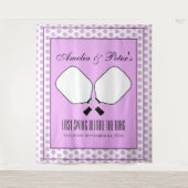 Tenture Dernière swing avant l'anneau Bienvenue & Merci (Devant)