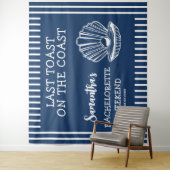 Tenture Dernière Toast de Fête de Bachelorette sur le Thèm (En situation)