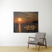 Tenture Des couchers de soleil comme des aperçus des rues  (En situation (horizontale))