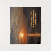 Tenture Des couchers de soleil comme des aperçus des rues  (Devant)