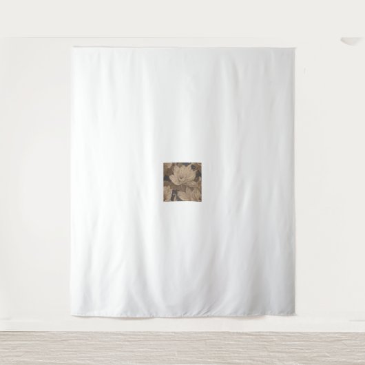 Tenture Des fleurs d'indigo mourantes à côté du chemin ver (Devant)