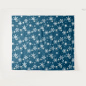 Tenture Des flocons de neige blancs ajourés. (Devant (Horizontal))