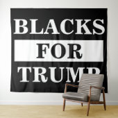 Tenture Des Noirs Pour Trump (En situation (horizontale))