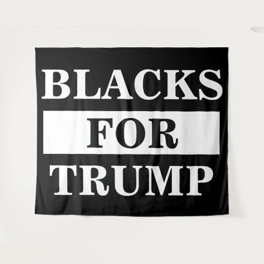 Tenture Des Noirs Pour Trump (Devant (Horizontal))