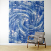 Tenture Des nuages qui tourbillonnent...... (En situation)