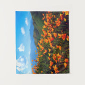 Tenture Des pavots de Californie recouvrent une colline (Devant)