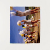 Tenture Des pom-pom girls. (Devant)