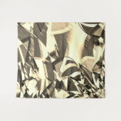 Tenture Des stries beiges sur une image brune et floutée (Devant (Horizontal))