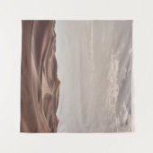 Tenture DÉSERT Brown SOUS LES NUAGES BLANCS (Devant (Horizontal))