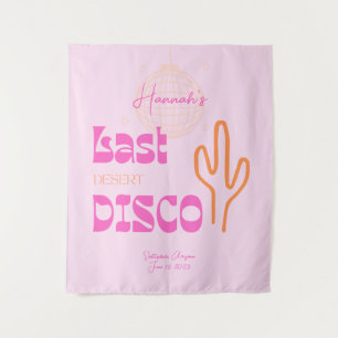 Tenture Desert Disco Bachelorama photo fond rose