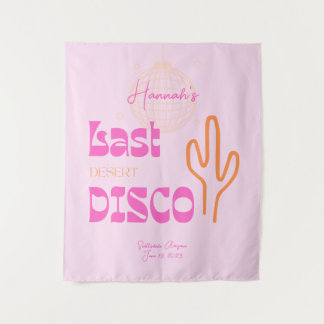 Tenture Desert Disco Bachelorama photo fond rose
