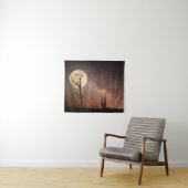 Tenture Deserts | Cactus With Birds in Desert (En situation (horizontale))