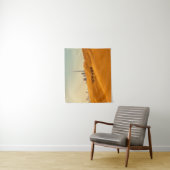 Tenture Deserts | Dubai's Skyline View with Camels (En situation)