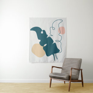 Tenture Design à feuilles dorées
