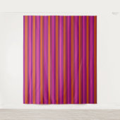 Tenture Design à rayures verticales rose orange violet (Devant)