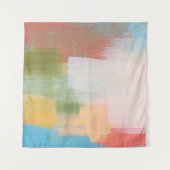 Tenture Design coloré Abstrait. Artiste polyvalent. Bru (Devant (Horizontal))