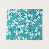 Tenture Design d'art botanique Motif élégant à la fleur de (Devant (Horizontal))