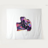 Tenture Design de néon Greyhound (Devant (Horizontal))