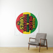 Tenture Design de reggae avec des citations positives et d (En situation (horizontale))