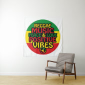 Tenture Design de reggae avec des citations positives et d (En situation)