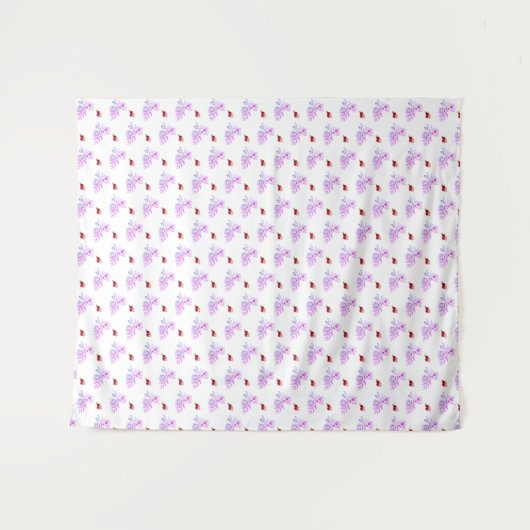 Tenture design des fleurs (Devant (Horizontal))