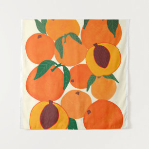 Tenture Design d'illustration de fruit abstrait moderne re