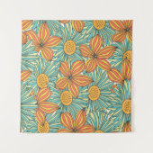 Tenture Design floral incolore (Devant (Horizontal))