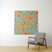 Tenture Design floral incolore (En situation (horizontale))