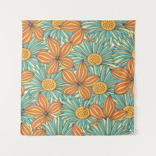 Tenture Design floral incolore (Devant)