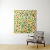 Tenture Design floral traditionnel indien de printemps (En situation)