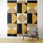 Tenture Design Géométrique Moderniste (En situation)